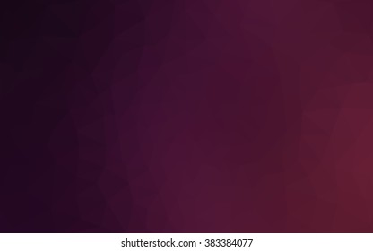 Dark purple polygonal illustration, which consist of triangles. Geometric background in Origami style with gradient. Triangular design for your business.