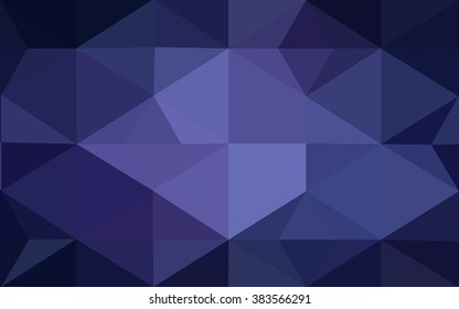 Dark purple polygonal illustration, which consist of triangles. Geometric background in Origami style with gradient. Triangular design for your business.