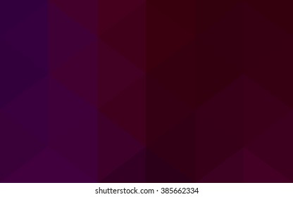 Dark purple polygonal illustration, which consist of triangles. Geometric background in Origami style with gradient. Triangular design for your business.