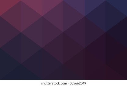 Dark purple polygonal illustration, which consist of triangles. Geometric background in Origami style with gradient. Triangular design for your business.