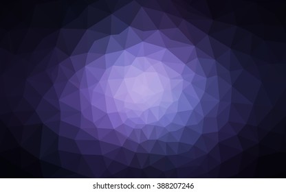 Dark purple polygonal illustration, which consist of triangles. Geometric background in Origami style with gradient. Triangular design for your business.