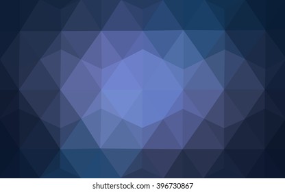 Dark purple polygonal illustration, which consist of triangles. Geometric background in Origami style with gradient. Triangular design for your business.