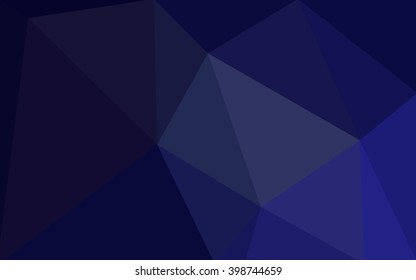 Dark purple polygonal illustration, which consist of triangles. Geometric background in Origami style with gradient. Triangular design for your business.