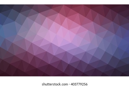 Dark purple polygonal illustration, which consist of triangles. Geometric background in Origami style with gradient. Triangular design for your business.