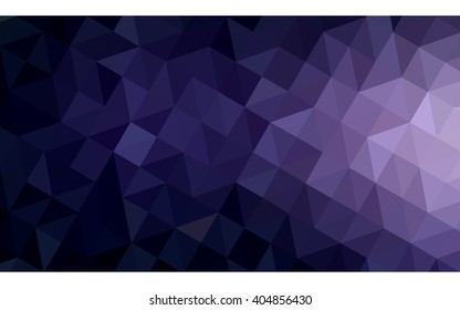 Dark purple polygonal illustration, which consist of triangles. Geometric background in Origami style with gradient. Triangular design for your business.