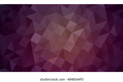 Dark purple polygonal illustration, which consist of triangles. Geometric background in Origami style with gradient. Triangular design for your business.
