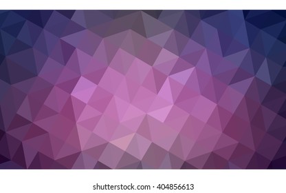 Dark purple polygonal illustration, which consist of triangles. Geometric background in Origami style with gradient. Triangular design for your business.