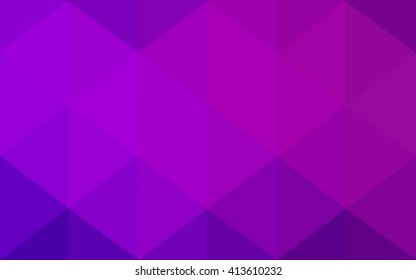 Dark purple polygonal illustration, which consist of triangles. Geometric background in Origami style with gradient. Triangular design for your business.
