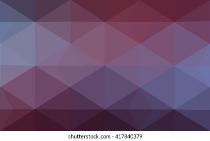 Dark purple polygonal illustration, which consist of triangles. Geometric background in Origami style with gradient. Triangular design for your business.