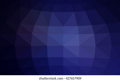 Dark purple polygonal illustration, which consist of triangles. Triangular design for your business. Geometric background in Origami style with gradient.
