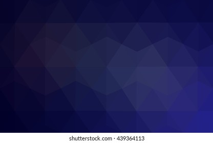Dark purple polygonal illustration, which consist of triangles. Geometric background in Origami style with gradient. Triangular design for your business.
