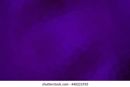 Dark purple polygonal illustration, which consist of triangles. Geometric background in Origami style with gradient. Triangular design for your business.