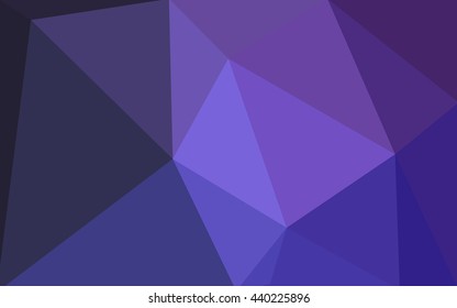 Dark purple polygonal illustration, which consist of triangles. Geometric background in Origami style with gradient. Triangular design for your business.
