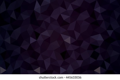 Dark purple polygonal illustration, which consist of triangles. 