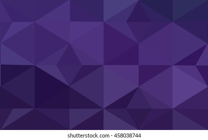 Dark purple polygonal illustration, which consist of triangles. Geometric background in Origami style with gradient. Triangular design for your business.