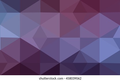 Dark purple polygonal illustration, which consist of triangles. Geometric background in Origami style with gradient. Triangular design for your business.