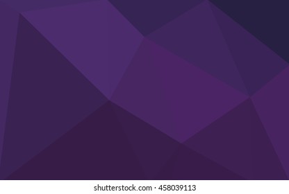 Dark purple polygonal illustration, which consist of triangles. Geometric background in Origami style with gradient. Triangular design for your business.
