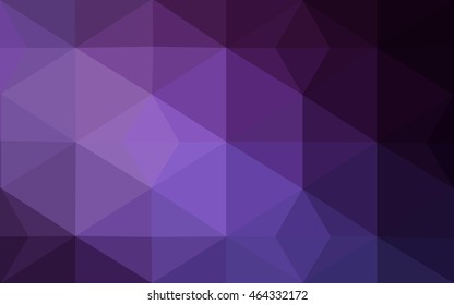 Dark purple polygonal illustration, which consist of triangles. Geometric background in Origami style with gradient. Triangular design for your business.