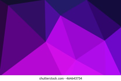 Dark purple polygonal illustration, which consist of triangles. Geometric background in Origami style with gradient. Triangular design for your business.