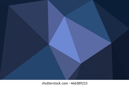 Dark purple polygonal illustration, which consist of triangles. Geometric background in Origami style with gradient. Triangular design for your business.