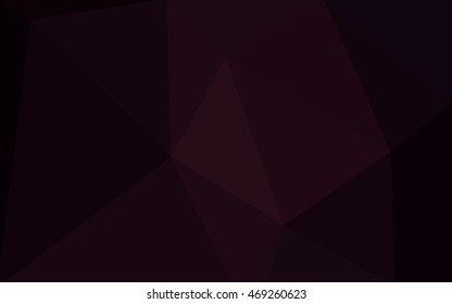 Dark purple polygonal illustration, which consist of triangles. Geometric background in Origami style with gradient. Triangular design for your business.