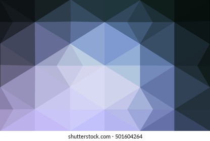 Dark purple polygonal illustration, which consist of triangles. Geometric background in Origami style with gradient. Triangular design for your business.