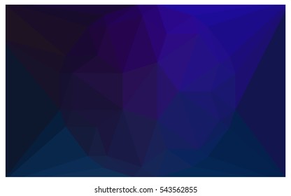 Dark purple polygonal illustration, which consist of triangles. Geometric background in Origami style with gradient. Triangular design for your business.