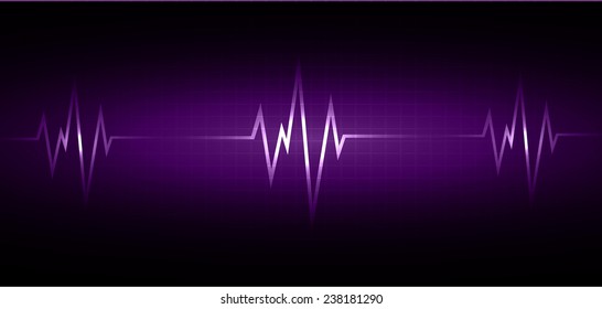 Dark purple pulse Light Abstract Technology background for computer graphic website and internet. 