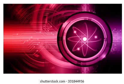 Dark purple red Light Abstract Technology background for computer graphic website internet business. illustration.infographics. motion move blur.neon. pixel. molecule atom electron neutron nuclear.