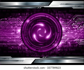 dark purple silver Light Abstract Technology background for computer graphic website internet and business. illustration. infographics. binary code vector.Spark.molecule atom electron neutron nuclear.