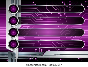 dark purple silver Web Design Website Elements Template for graphic internet. text box. label. info graphics. metal. card. pixel. Metals, alloys, steel, aluminum. button. infographics