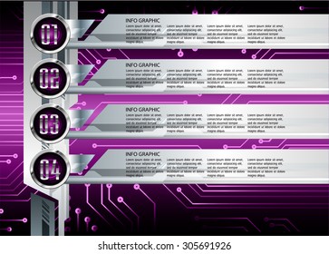 dark purple silver Web Design Website Elements Template for graphic internet. text box. label. info graphics. metal. card. pixel. Metals, alloys, steel, aluminum. button. infographics