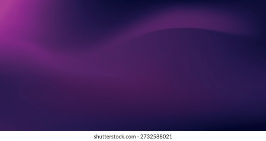 Dark Purple Smooth Gradient Abstract Wave Background
