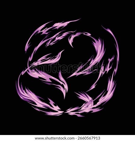 dark purple trail magic aura