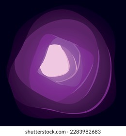 a dark purple tunnel layer design light