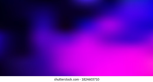 Dark purple vector abstract blur drawing. Modern elegant blur illustration with gradient. Modern design for your apps.