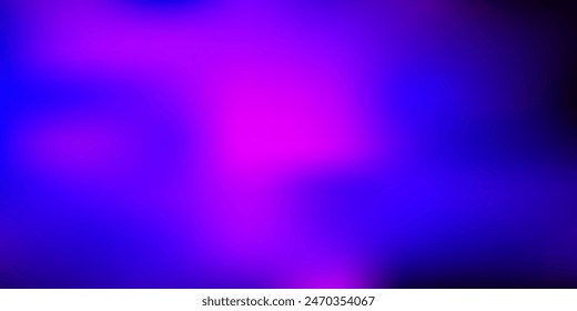 Fondo borroso abstracto de Vector púrpura oscuro. Ilustración de desenfoque colorido brillante en estilo abstracto. Fondo para teléfonos móviles.