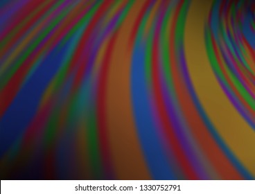 Dark Purple vector abstract blurred template. Glitter abstract illustration with an elegant design. A completely new template for your design.