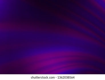 Dark Purple vector abstract blurred template. Glitter abstract illustration with an elegant design. The elegant pattern for brand book.