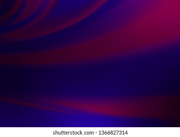 Dark Purple vector abstract blurred background. Modern geometrical abstract illustration with gradient. The template for backgrounds of cell phones.