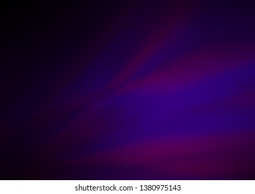 Dark Purple vector abstract blurred template. A vague abstract illustration with gradient. A completely new design for your business.