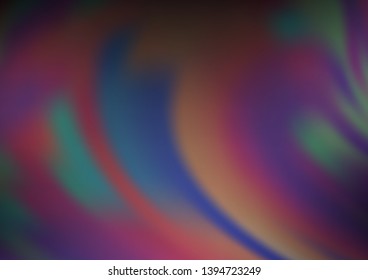 Dark Purple vector abstract blurred template. A completely new color illustration in a bokeh style. The elegant pattern for brand book.