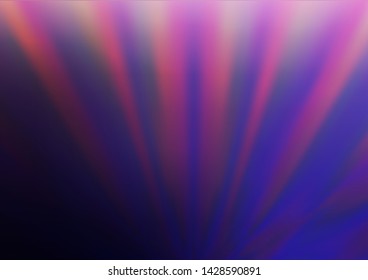 Dark Purple vector abstract blurred template. Modern geometrical abstract illustration with gradient. Brand new style for your business design.