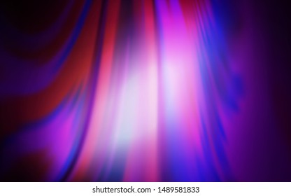Dark Purple vector abstract blurred layout. Creative illustration in halftone style with gradient. Smart design for your work.