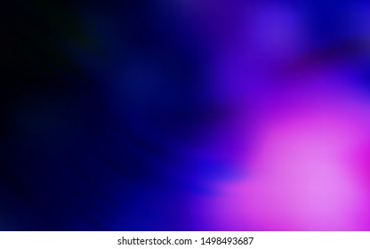 Dark Purple vector abstract blurred layout. Colorful abstract illustration with gradient. Background for designs.