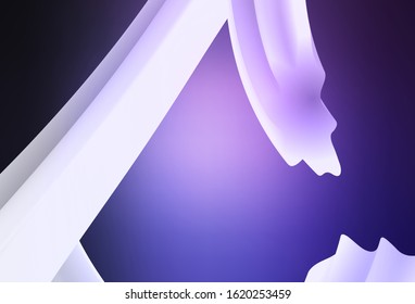Dark Purple vector abstract blurred layout. Colorful illustration in abstract style with gradient. New style for your business design.