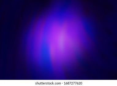 Fondo difuminado abstracto del vector púrpura oscuro. Ilustración abstracta de color con degradado. El mejor diseño borroso para su negocio.