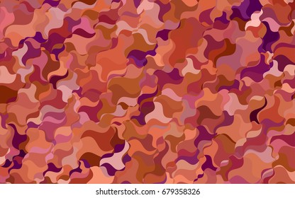 Dark Purple vector abstract blurred template. Modern geometrical abstract illustration with gradient bandy lines. The elegant pattern can be used as part of a brand book.