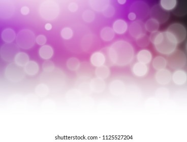 Dark Purple vector abstract bokeh pattern. Shining colorful illustration in a Brand new style. Brand new design for your business.