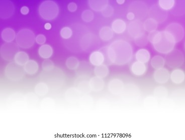 Dark Purple vector abstract bokeh pattern. A completely new color illustration in a bokeh style. A completely new design for your business.